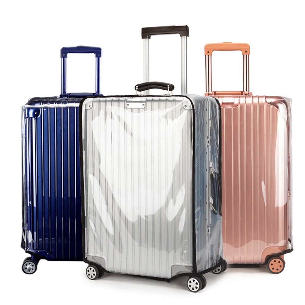 Luggage Protective Cover Transparent - Penutup pelindung koper, penutup tahan debu