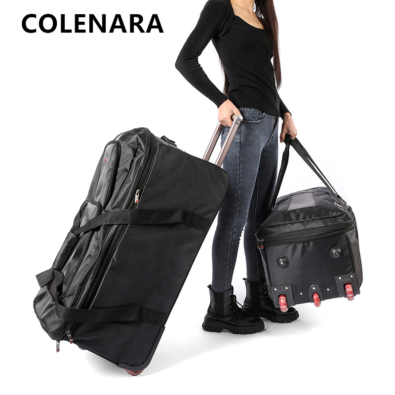 Foldable Rolling Luggage Bag - Tas Troli Kapasitas Besar COLENARA, Tas