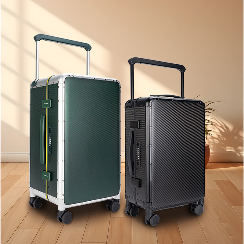 Spinner Wheel Rolling Suitcase 20 Inch - Koper Serat Karbon 20