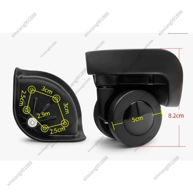 Silent Replacement Luggage Wheels - Untuk Roda Pengganti Koper DISSONA, Roda