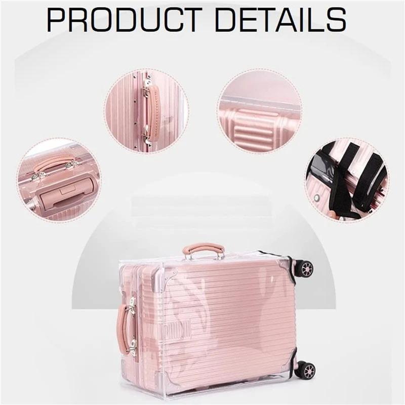 1 Buah Pelindung Koper PVC Ben - Luggage Protective Cover Transparent ulasan dan harga