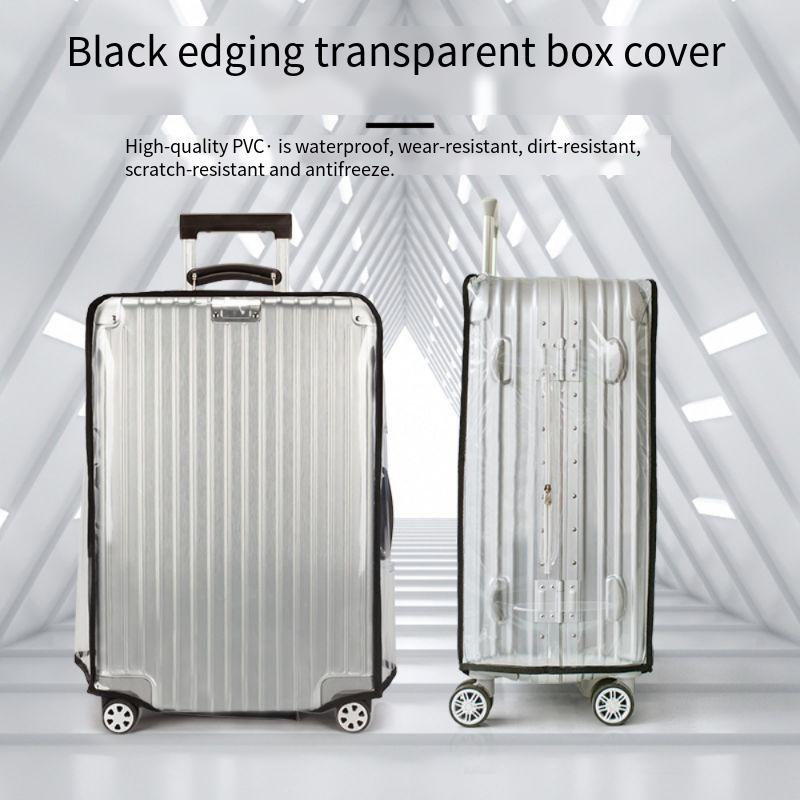 Penutup pelindung koper, penut - Luggage Protective Cover Transparent ulasan dan harga