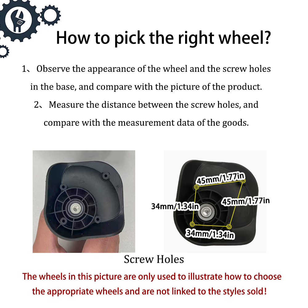 Braket Roda Pengganti Untuk Ko - Silent Replacement Luggage Wheels ulasan dan harga