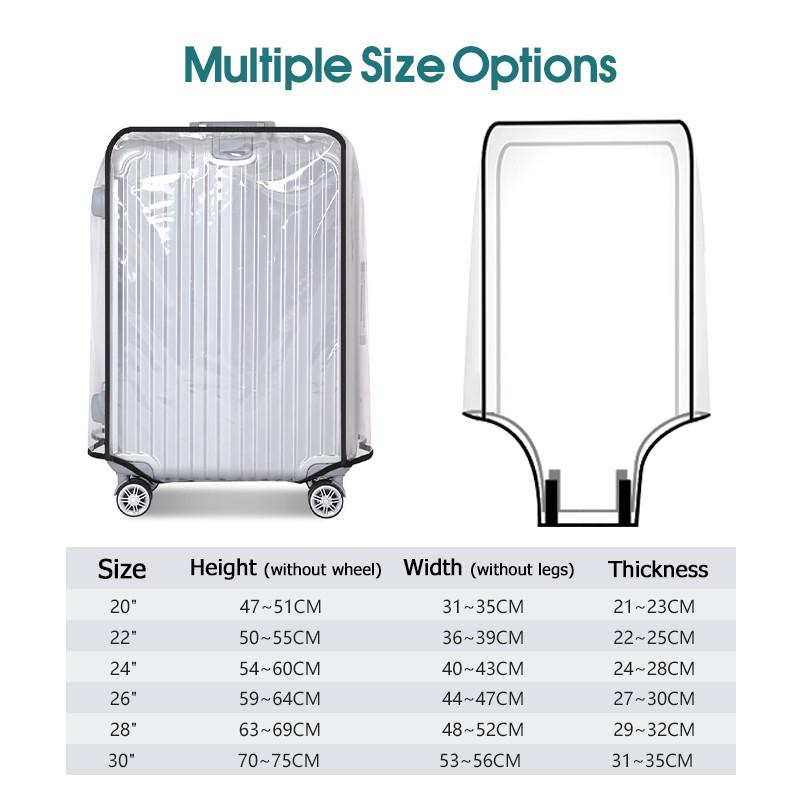 Penutup Koper Transparan 2027  - Luggage Protective Cover Transparent ulasan dan harga