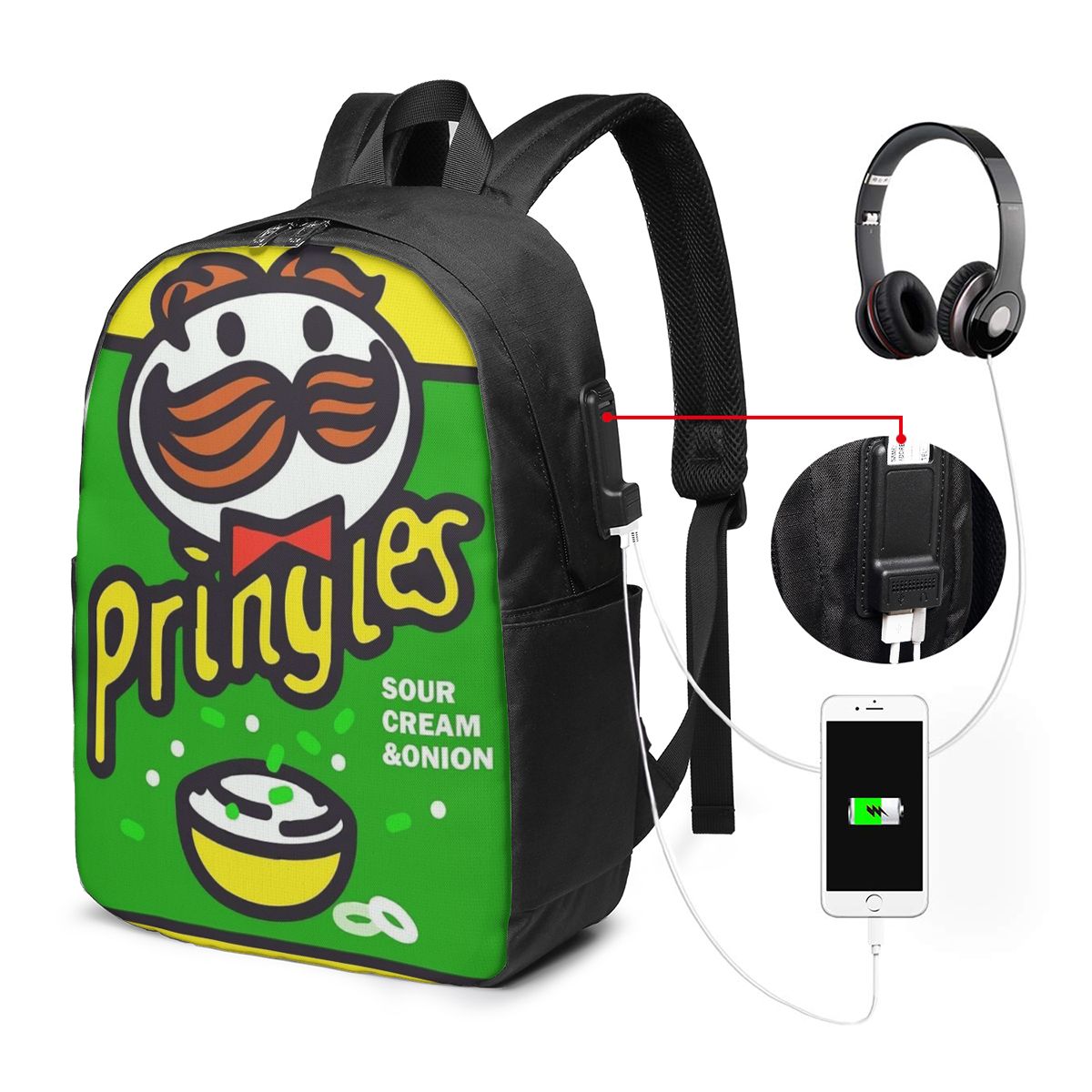 Potato Crisps Chips Pringles P - Travel Bags ulasan dan harga