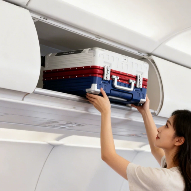 Koper Kabin 18 inci dengan Rod - Aluminum Frame Carry On Luggage ulasan dan harga