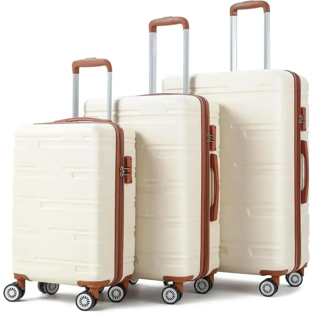 Set Koper Hardshell 3-Piece ya - Expandable Hard Shell Luggage Set ulasan dan harga
