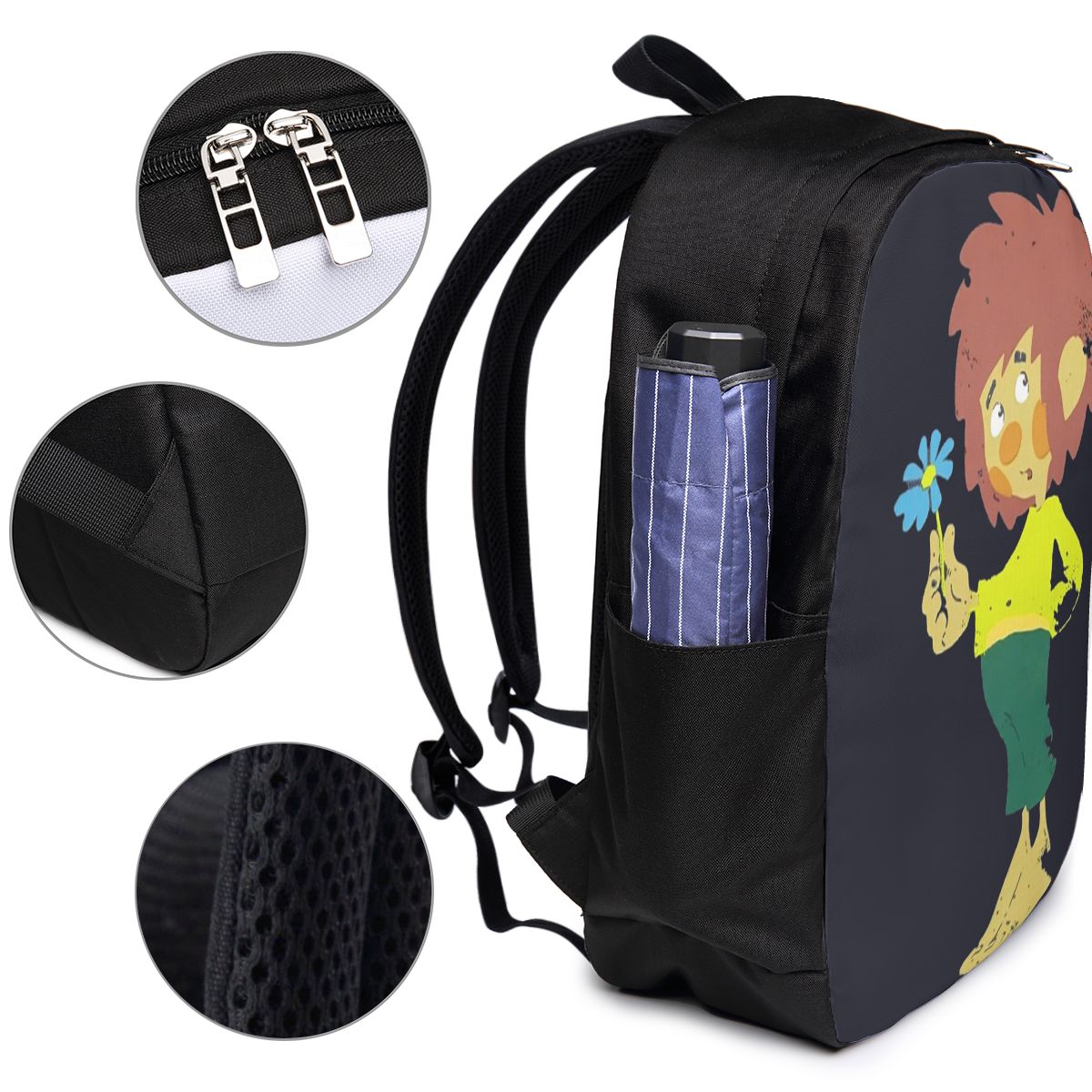 Pumuckl Blume - Figur Backpack - Travel Bags ulasan dan harga