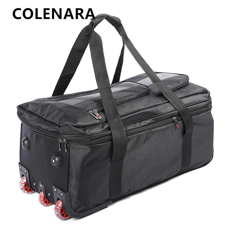 Tas Troli Kapasitas Besar COLE - Foldable Rolling Luggage Bag ulasan dan harga