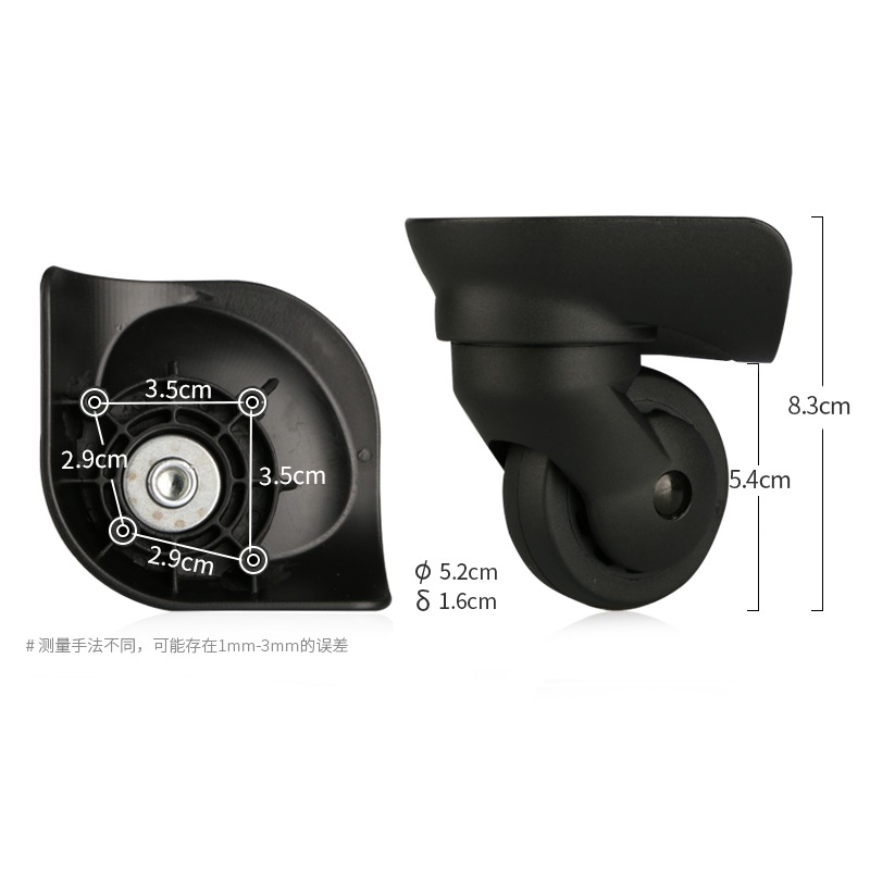 Roda Bagasi untuk Aksesori Sam - Silent Replacement Luggage Wheels ulasan dan harga
