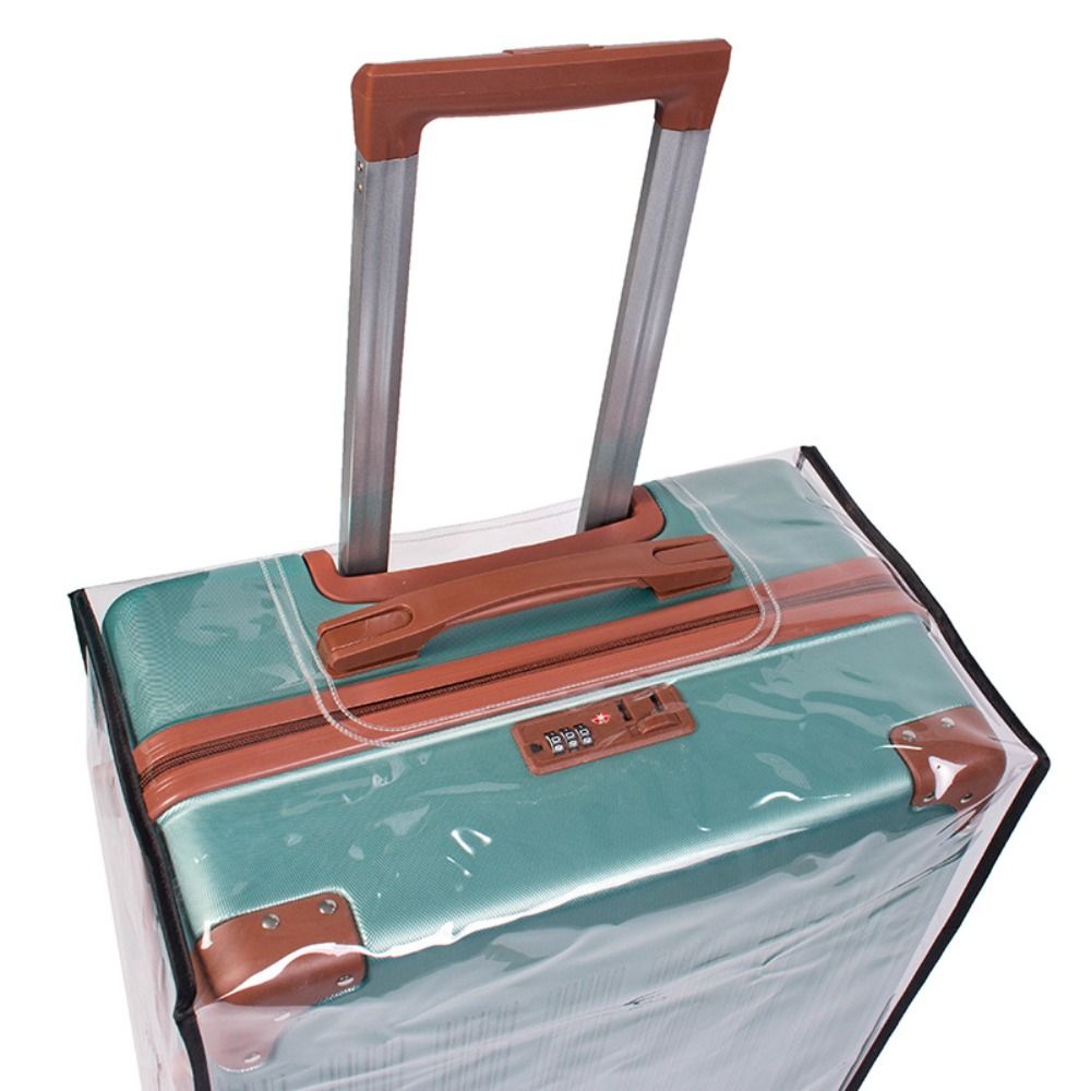 Pelindung koper anti air PVC t - Luggage Protective Cover Transparent ulasan dan harga