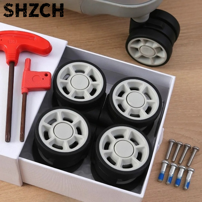 Cocok untuk Aksesoris Perbaika - Silent Replacement Luggage Wheels ulasan dan harga